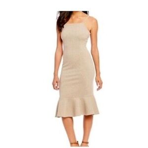 Gianni Bini Julia Flounce Knit Dress